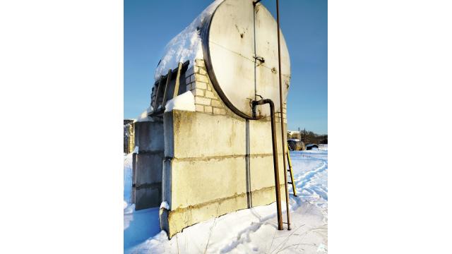 Бочка 2 куб.м., инв. №5023 (Витебская обл., Миорский р-н, Повятский с/с, д.Паташня, ул. Молодёжная, 13)