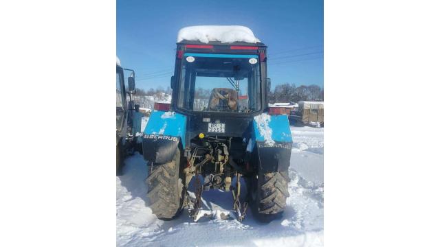 Трактор Беларус 82.1, 2008 г.в., рег. знак 22-55 ВК-2, инв. №849 (Витебская обл., Миорский р-н, Повятский с/с, д.Паташня, ул. Молодёжная, 13)