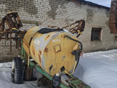 Опрыскиватель ОП-1200, инв. №205 (Витебская обл., Миорский р-н, Заутьевский с/с, аг.Папшули)