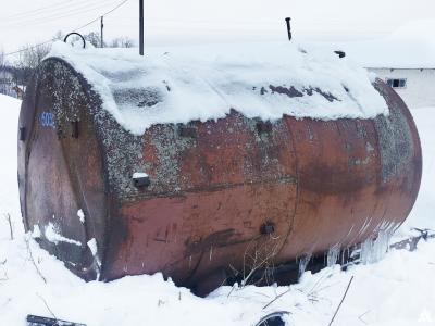 Бочка 2 куб.м., инв. №5032 (Витебская обл., Миорский р-н, Повятский с/с, д.Паташня, ул. Молодёжная, 13)