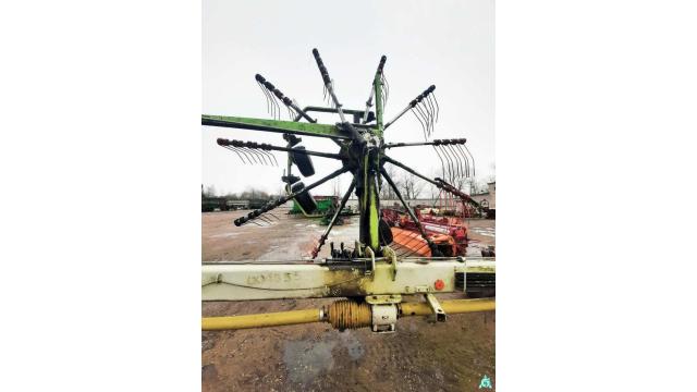 Грабли валкообразователи 001855 Liner12-50, инв. №1855 (Витебская обл., Браславский р-н, аг.Друя, ул. Браславская, 62)