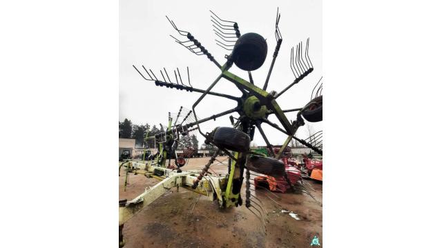 Грабли валкообразователи 001855 Liner12-50, инв. №1855 (Витебская обл., Браславский р-н, аг.Друя, ул. Браславская, 62)