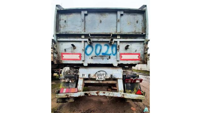 Прицеп самосвальный МАЗ 857100, 2006 г.в., рег. знак 6041 АА-2, инв. №0020 (Витебская обл., Браславский р-н, аг.Друя, ул. Браславская, 62)