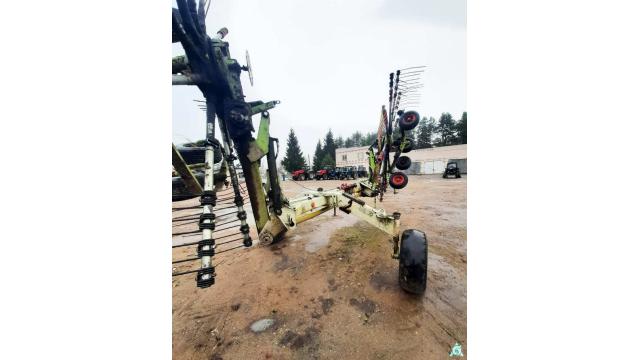 Грабли валкообразователи 001855 Liner12-50, инв. №1855 (Витебская обл., Браславский р-н, аг.Друя, ул. Браславская, 62)