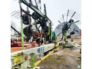 Грабли валкообразователи 001855 Liner12-50, инв. №1855 (Витебская обл., Браславский р-н, аг.Друя, ул. Браславская, 62)