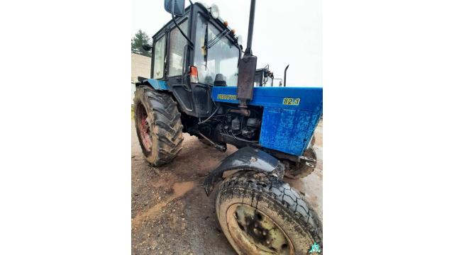 Трактор Беларус-82.1, 2009 г.в., рег. знак 0851 ВВ-2, инв. №942 (Витебская обл., Браславский р-н, аг.Друя, ул. Браславская, 62)