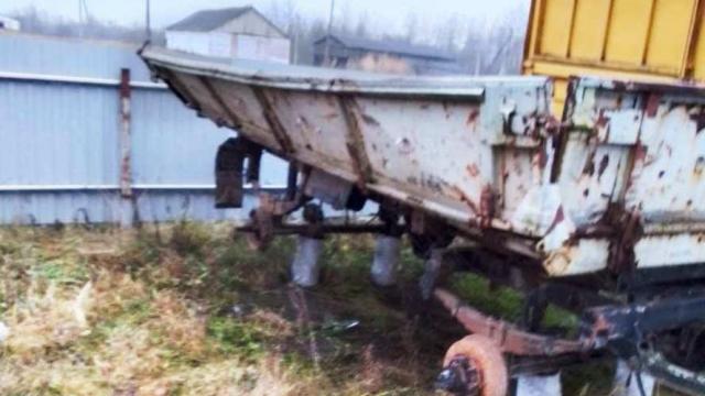 Прицеп ПСЕ-12,5Б, инв. №1003 (Витебская обл., Ушачский р-н, аг.Глыбочка, ул. Центральная, 31В)