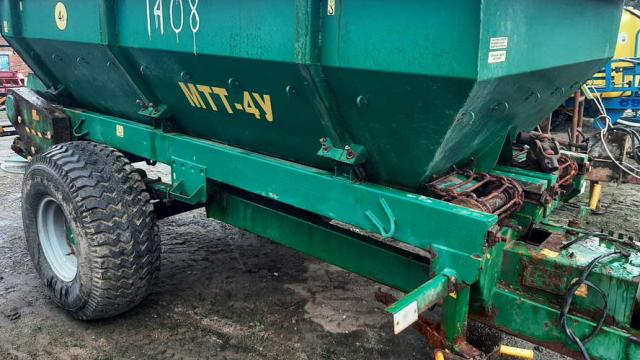 Разбрасыватель минеральных удобрений МТТ-4У, 2022 г.в., инв. №1408 (Витебская обл., Браславский р-н, аг.Друя, ул. Браславская, 62)