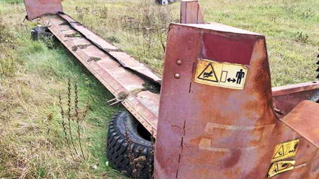 Приспособление для уборки рапса ПР-7, инв. №010611 (Витебская обл., Глубокский р-н, д.Озерцы, ул. Советская, 25)