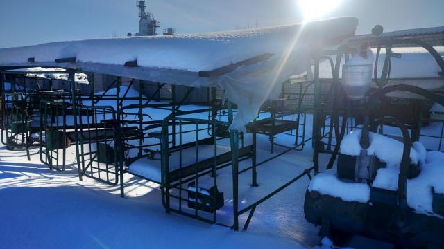 Передвижная доильная установка ПДУ-8, инв. №864а (Витебская обл., Миорский р-н, Повятский с/с, д.Паташня, ул. Молодёжная, 13)