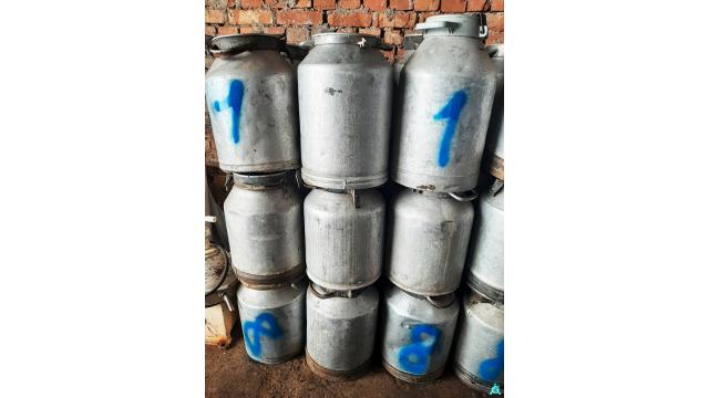 Фляги молочные (18 шт.), инв. №1 (Витебская обл., Браславский р-н, аг.Друя, ул. Браславская, 62)