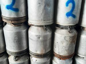 Фляги молочные (18 шт.), инв. №2 (Витебская обл., Браславский р-н, аг.Друя, ул. Браславская, 62)