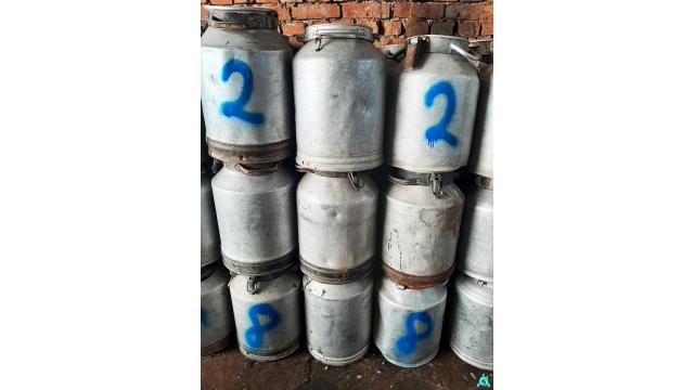 Фляги молочные (18 шт.), инв. №2 (Витебская обл., Браславский р-н, аг.Друя, ул. Браславская, 62)