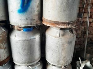 Фляги молочные (9 шт.), инв. №9 (Витебская обл., Браславский р-н, аг.Друя, ул. Браславская, 62)