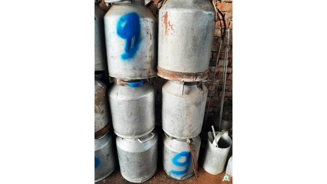 Фляги молочные (9 шт.), инв. №9 (Витебская обл., Браславский р-н, аг.Друя, ул. Браславская, 62)