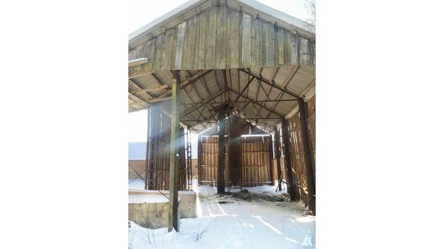 Навес, инв. №5000 (Витебская обл., Миорский р-н, Повятский с/с, д.Паташня, ул. Молодёжная, 13)