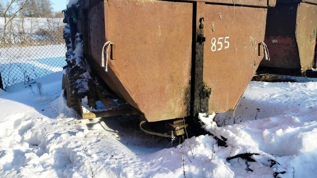 Полуприцеп самосвал ПСТ-6 (без постановки на учет), инв. №855 (Витебская обл., Миорский р-н, Повятский с/с, д.Паташня, ул. Молодёжная, 13)