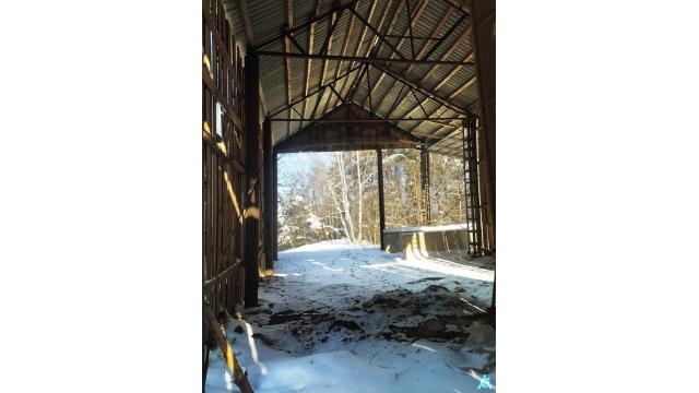 Навес, инв. №5000 (Витебская обл., Миорский р-н, Повятский с/с, д.Паташня, ул. Молодёжная, 13)