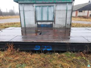 Весы платформенные (15 тонн), инв. №972 (Витебская обл., Браславский р-н, аг.Друя, ул. Браславская, 62)