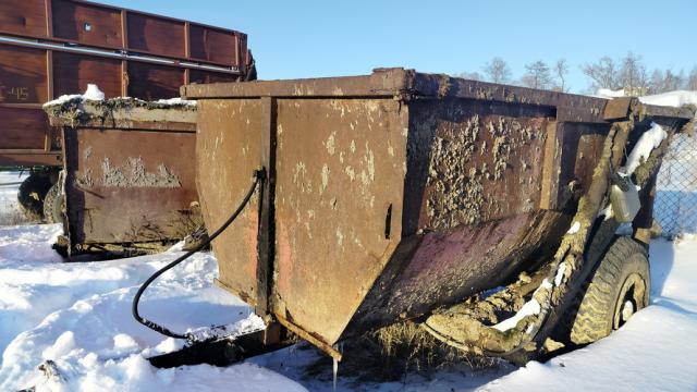 Полуприцеп самосвал ПСТ-6 (без постановки на учет), инв. №858 (Витебская обл., Миорский р-н, Повятский с/с, д.Паташня, ул. Молодёжная, 13)