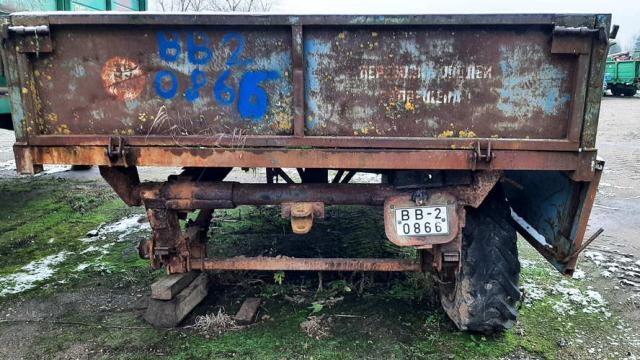 Прицеп 2ПТС-4,5, 2010 г.в., рег. знак 0866 ВВ-2, инв. №948 (Витебская обл., Браславский р-н, аг.Друя, ул. Браславская, 62)
