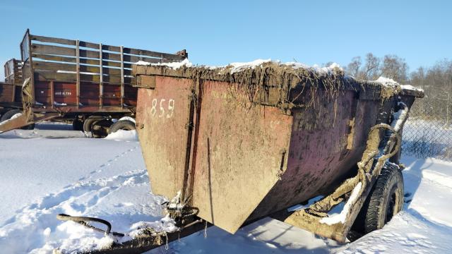 Полуприцеп самосвал ПСТ-6 (без постановки на учет), инв. №859 (Витебская обл., Миорский р-н, Повятский с/с, д.Паташня, ул. Молодёжная, 13)