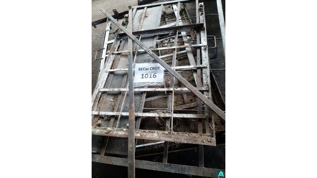 Весы для взвешивания скота, инв. №1016 (Витебская обл., Браславский р-н, аг.Друя, ул. Браславская, 62)