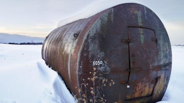 Бочка-склад 25 куб.м., инв. №5030 (Витебская обл., Миорский р-н, Повятский с/с, д.Паташня, ул. Молодёжная, 13)