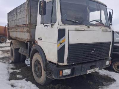 Автомобиль грузовой самосвал МАЗ 555102, 2000 г.в., рег. знак АМ 2085-2, инв. №458 (Витебская обл., Миорский р-н, Заутьевский с/с, аг.Папшули)