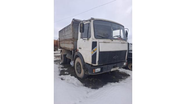 Автомобиль грузовой самосвал МАЗ 555102, 2000 г.в., рег. знак АМ 2085-2, инв. №458 (Витебская обл., Миорский р-н, Заутьевский с/с, аг.Папшули)