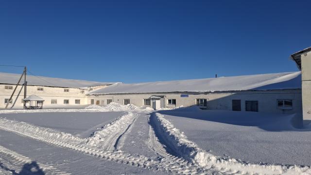 Комплекс имущества (2 коровника, 4 телятника, склад, навес, 5 сенажных траншей) общей пл. 10734,5 кв.м. с благоустройством территории и прочим имуществом (Витебская обл., Глубокский р-н, Озерецкий с/с, 22, вблизи д.Каминщина)