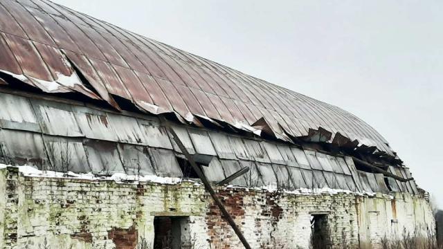 Арочник (под разборку) 792 кв.м. (44м х 18м), инв. №1114 (Витебская обл., Браславский р-н, д.Детковцы)