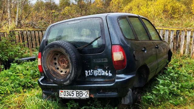 Автомобиль легковой Шевроле Нива (без постановки на учет), инв. №б/н (Витебская обл., Шумилинский р-н, аг.Слобода, ул. Приозерная, 54)