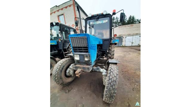 Трактор Беларус-82.1, 2008 г.в., рег. знак 4074 ВК-2, инв. №0028 (Витебская обл., Браславский р-н, аг.Друя, ул. Браславская, 62)