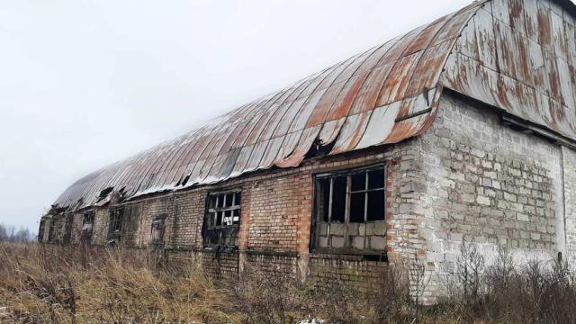 Арочник (под разборку) 792 кв.м. (44м х 18м), инв. №1114 (Витебская обл., Браславский р-н, д.Детковцы)