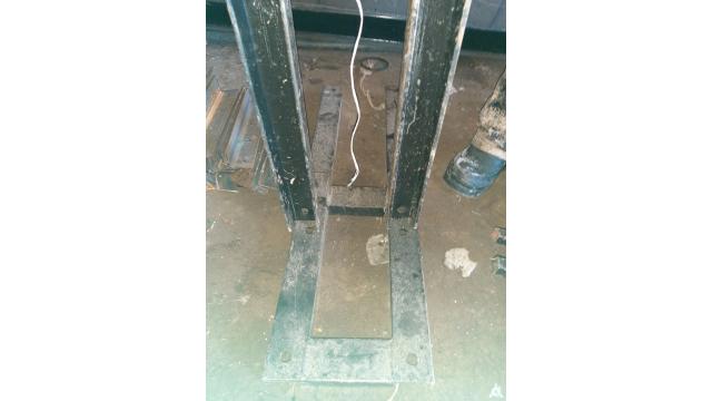 Оборудование навозоудаления (рамка под редуктор шестеренчатый - 2 шт.), инв. №007 (Витебская обл., Браславский р-н, аг.Друя, ул. Браславская, 62)